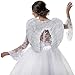 Sunboom White Angel Wings Costume for Adult, Feather Angel Wings, White Extra Large, 30