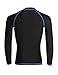 DIVE & SAIL Rash Guard Men Long Sleeve UPF 50+ UV Protection Swimsuits Top