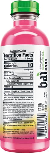 BAI ANTIOXIDANT INFUSION, RIO RASPBERRY TEA LIQUID PREPARED ICED TEA, 18 FL OZ