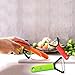 Vegetable Peeler trio set by BUTTERLEE. Potato, apple, fruit, kiwi, carrot, veggie Y-shaped stainless steel swivel, serrated, julienne, garnish peelers with non-slip comfortable grip handle, set of 3