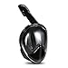 Snorkeling Mask HiCool Larger Viewing Snorkeling Diving Mask Longer Ventilation Pipe Anti Fog and Anti Leak
