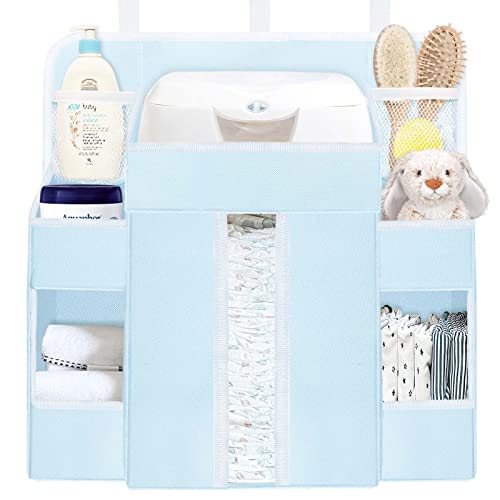 YENING Hanging Diaper Organizer for Changing Table Baby Nursery Diaper