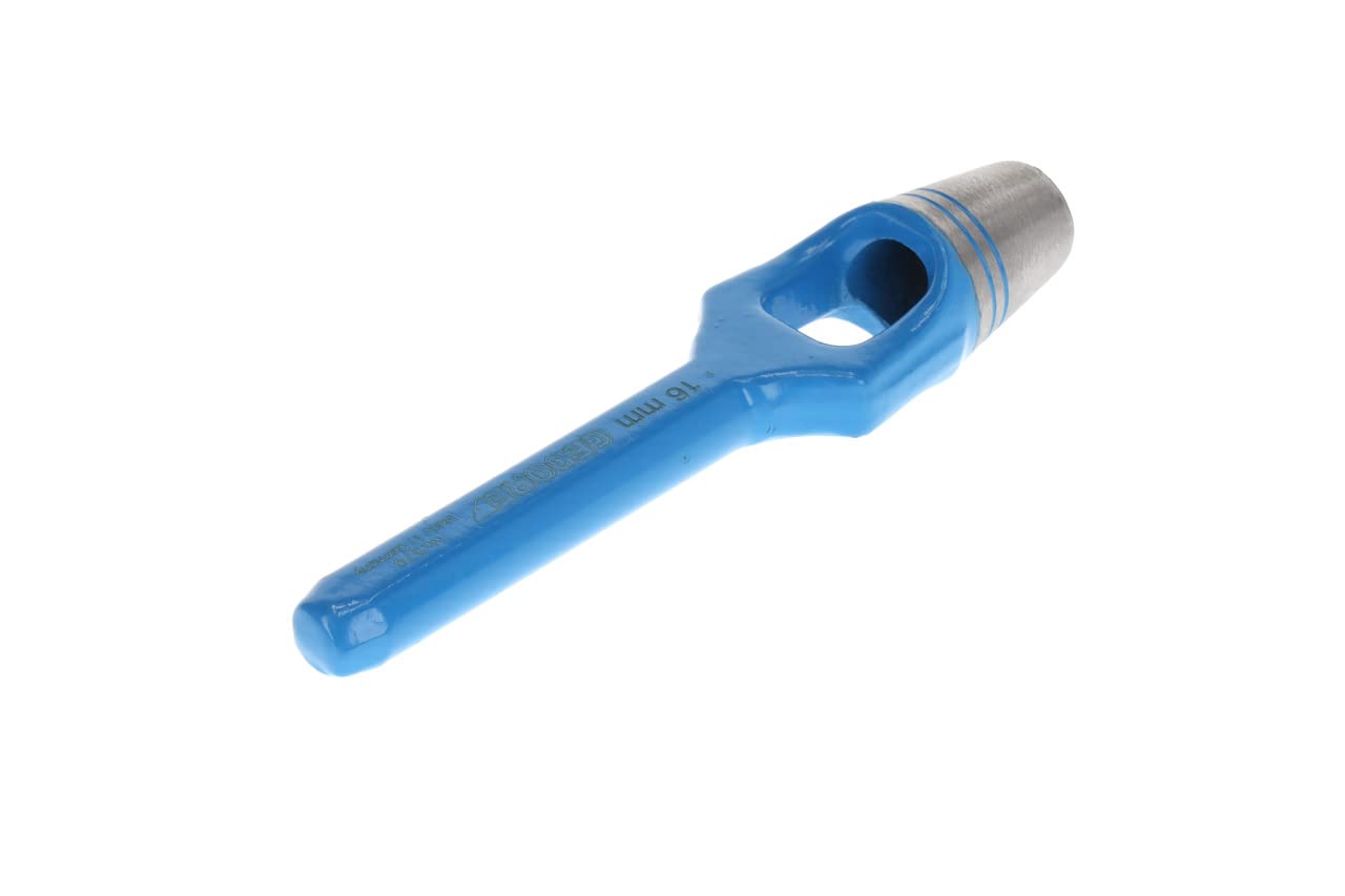 GEDORE Arc punch for soft materials, Ø 16 mm, Rubber leather gaskets fabric, Round, 140 mm long, Punch, 570016