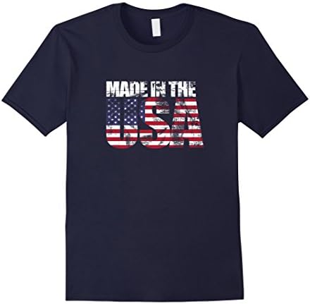 Mens Panowear Made in the USA Patriotic T Shirt XL Navy