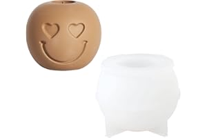 Boowan Nicole Candle Holder Mold Concrete Silicone Candlestick Moulds for Handmade Home Decorations