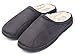 KushyShoo Mens Slippers, Indoor Outdoor Slipper for Men, Cozy Clog House Slippers, Grey, Size 11-12 Narrow
