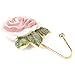 Evoio Wall Hanging Hook Keys Rack Towel Hanger, Decorative Wall Hanger, Heavy-Duty Fancy Hook for Hanging Keys/Towels/Coats/Hats/Bags at Bathroom Door Bedroom Outdoor/Indoor (3PCS, Rose)
