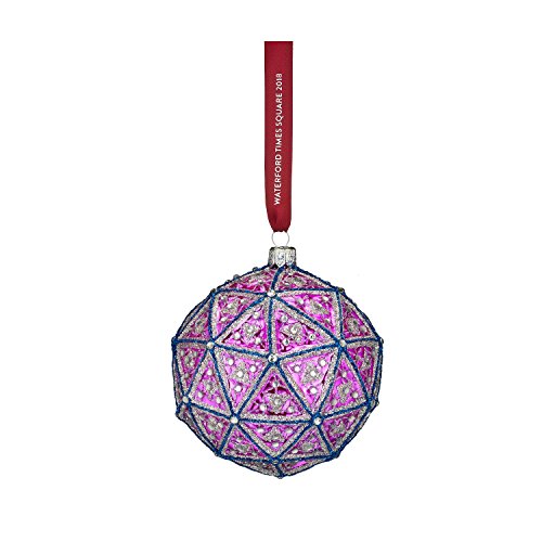 Waterford Crystal 2018 Times Square Gift of Serenity Replica Ball Christmas Ornament