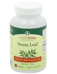 theraneem orgánico, el Neem Hojas Veg Cápsulas, 120 count