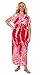 Women's Plus Size Summer Maxi Dress with a V-Neckline & Cropped Sleeves