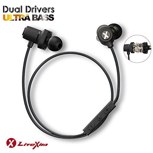 Bluetooth Headphones LiteXim Wireless Magnetic Earbuds Workout Headphones with Microphone IPX6 Waterproof in Ear Stereo Bluetooth 5.0 for Sports 7H Playtime