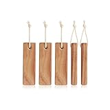 Huluwa Moth Repellent Non-Toxic Moth Protection Natural Fragrant Camphorwood Moth Away Moisture-proof Repellent Anti Bug Pest Wood Mothball (Pack of 5)