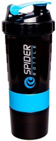 Spider Bottle 500ml Black/ Neon Baby Blue Mini 2 Go by Spider Bottle