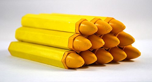 Yellow Tire Marking Crayon (12 Per Box)
