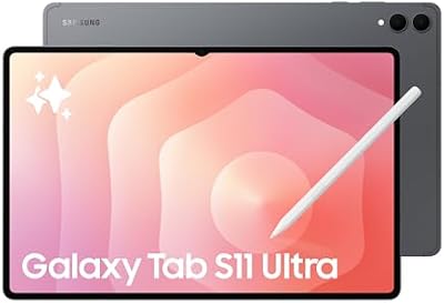 Galaxy Tab S11 Ultra 512GB WiFi, Tablet con IA, Ligera, Herramientas IA, Dex, 12 GB de Memoria, Batería de Larga Duración, Garantía Fabricante 3 Años + 1 Extra, Gris (Versión Española)