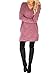 Kool Classic Womens Casual Long Sleeves Solid V-Neck Tunics Shirt Tops With Pockets