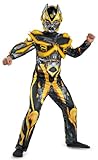 Disguise Hasbro Transformers Age of Extinction Movie Bumblebee Deluxe Boys Costume, Medium/7-8