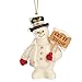Lenox 2017 Snowman Figurine Ornament Annual Let It Snow Christmas Gift