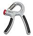 L.Store (R) Hand Grip Strengthener -Exerciser for Hand, Wrist, Forearm & Fingers -Adjustable Resistance- For Athletes, Musicians & Hand Rehabilitation (Grey)