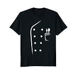 Chefs Jacket T-Shirt Funny Faux Uniform for Cooking