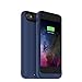 mophie 3784_JPA-IP7-BLU Juice Pack Wireless - Charge Force Wireless Power - Wireless Charging Protective Battery Pack Case for iPhone 8 and iPhone 7 – Blue