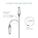 Apple Lightning Cord,iDaye [Apple cable MFi Certified]Nylon Braided Cable for iPhone 5 /5c / 6 / 6 +/ 6s, iPod 7, iPad mini, iPad Air / Air 2. (Silvery3m/10ft)