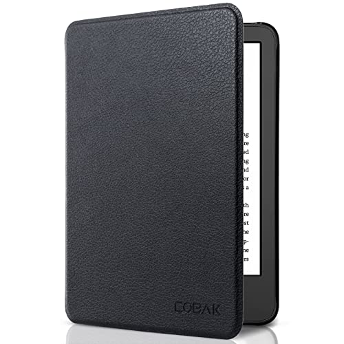 CoBak Case for All New 6 Inch E-Reader 2024 and 2022 (11 Generation) - PU Leather Smart Cover, Auto Sleep and Wake, not Compatible with Kobo Clara