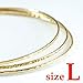 14k gold filled Bangles hammered slip on set of 3 textures, Mu-Yin Jewelry Handmade in USA (L)