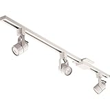Lithonia Lighting LTKMSBK MR16GU10 LED 2700K MW Adjustable Decorative Lamp Mesh Track Kit, 300 Lumens, 120 Volts, 4 Watts, Dry Listed, Matte White