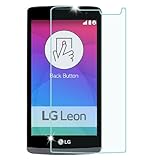 LG Leon / LG Tribute 2 Tempered Glass Screen Protector, LUXCA [0.3mm] 99% Accurate, Anti-Fingerprint, Bubble Free Ultra-clear [Tempered Glass] Screen Protector for LG Leon / LG Tribute 2