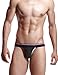 SEOBEAN Mens Sexy Underwear Brief Bikini Jock Thong G-String 2254