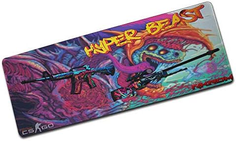 AURORBOY Large Gaming Hyper Beast Wild DIY Design Pattern Computer Mousepad Gaming Mouse Pad