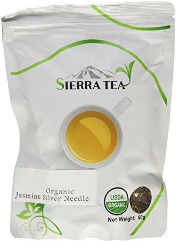 Sierra Tea Organic Jasmine Silver Needle Tea, 1.76 Ounce