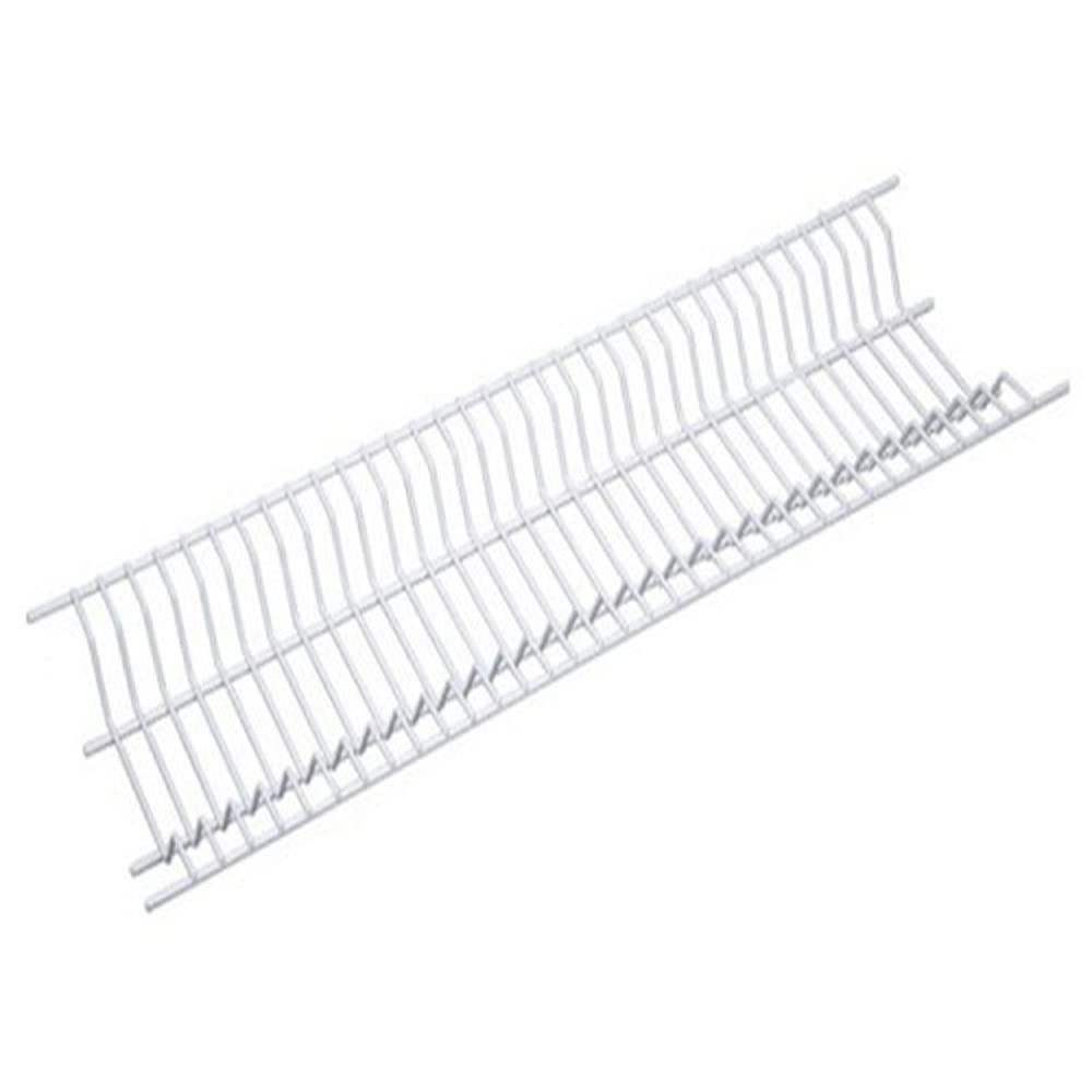 Sauvic 92200 Dish Drainer Plastic for Metal Wall Cabinet White 85 x 22.5 x 5 cm