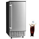 COSTWAY Commercial Ice Maker Machine, 80 lbs/24H