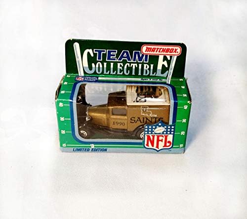 New Orleans Saints 1990 Limited Edition Matchbox Die Cast Collectible