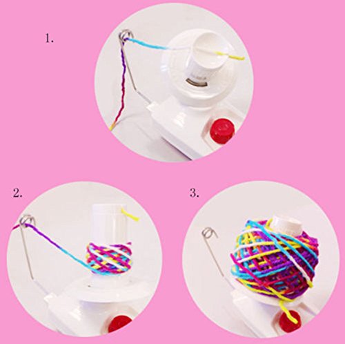 TNS STORE Hand Operated Yarn Winder Fiber Wool String Ball Thread Skein Winder Machine US - Thumbnail 5