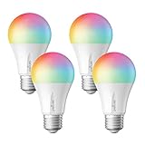 Sengled Smart LED Multicolor Light Bulb, Hub Required, RGBW Color & Tunable White 2000-6500K, A19 60W Equivalent, Works with Alexa, Google Assistant & SmartThings, 4 Pack
