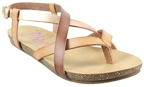 Blowfish Women's Granola Fisherman Sandal (6.5 B(M) US, Natural/Pearl/Clay)