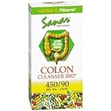 Sanar Naturals Colon Cleanser 2002 Dietary Supplement 450 mg Capsules Capsules 90CT (Pack of 3)