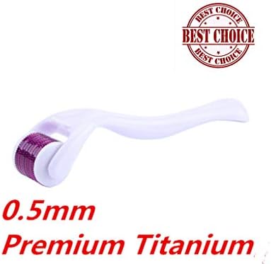 Derma Roller 540(0.5mm) Micro Needle Titanium Skin Care System Ideal to Keep Your Skin Young and Radiant -Best Micro Roller Kit for Silky Smooth,Hair Growth