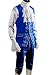 The Beast Costume Prince Beauty Costume Blue Uniform Halloween Cosplay Costume Gentlemen Suits