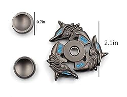 Mtele Fidget Spinner Metal Hand Spinner EDC ADHD