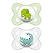 MAM Animal Collection Pacifiers (2 pack, 1 Sterilizing Pacifier Case), MAM Pacifier 0-6 Months, Unisex Pacifier, Best Pacifier for Breastfed Babies primary