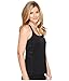 Nike Women's Dry Miler Tank (Small) Black/White