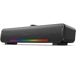 Computer Speakers, Bluetooth Dynamic RGB Laptop