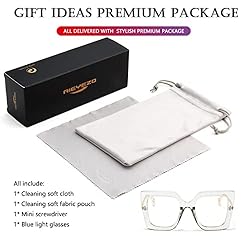 AIEYEZO Oversized Blue Light Glasses for