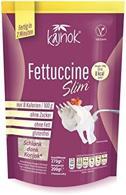 Kajnok Konjac Shirataki Fettuccine Slim Low Carb Vegan 9.53oz