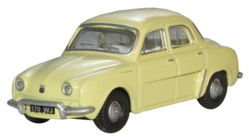 Oxford Diecast 76RD002 Renault Dauphine Yellow