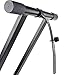 RockJam Xfinity Heavy-Duty, Double-X, Pre-Assembled, Infinitely Adjustable Piano Keyboard Stand with Locking Straps (Renewed)